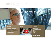 Tablet Screenshot of doctormarctey.com